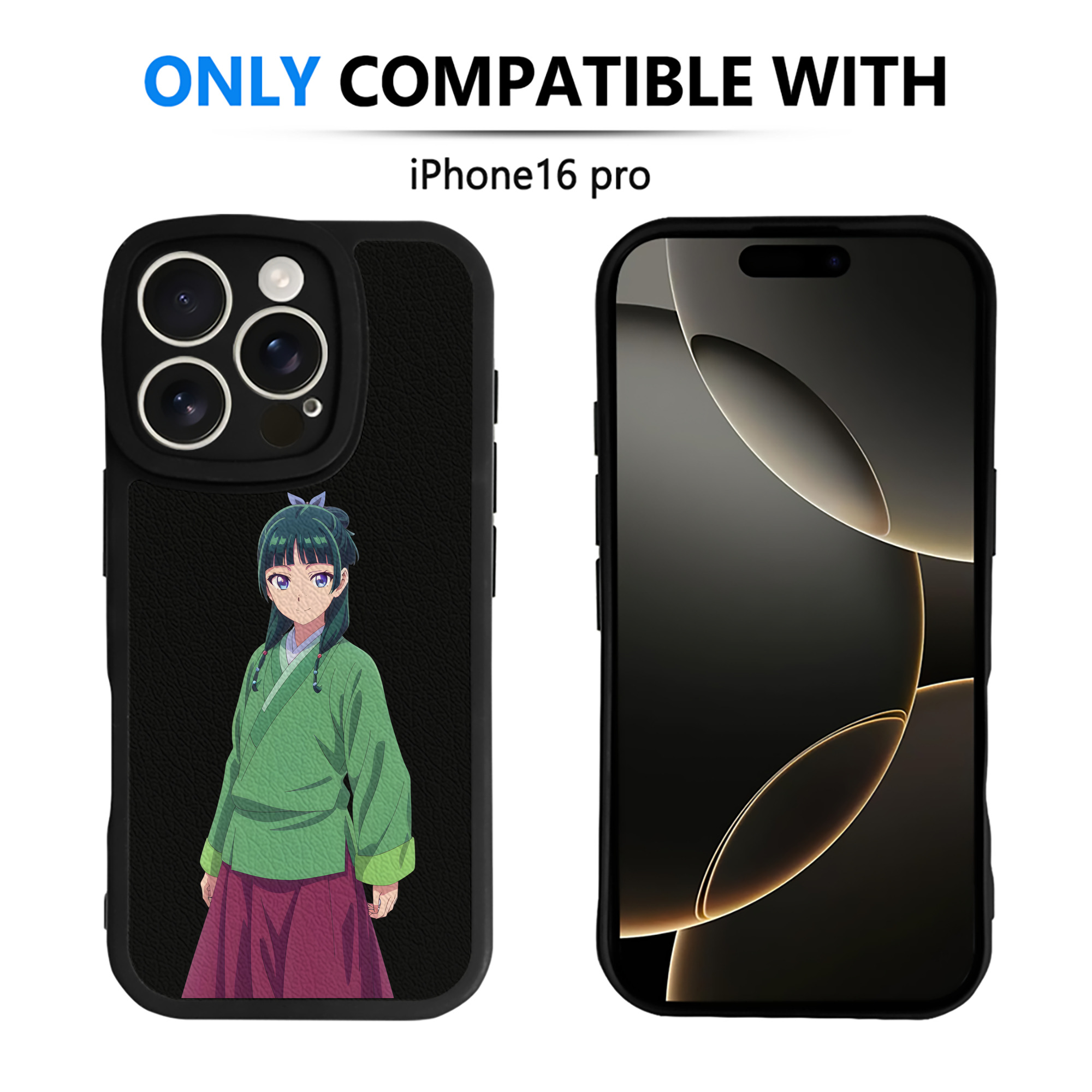 薬屋のひとりごと The Apothecary Diaries 【iPhone 16シリーズ対応】シリコンスマホケース（レザー調） 材質：シリコン